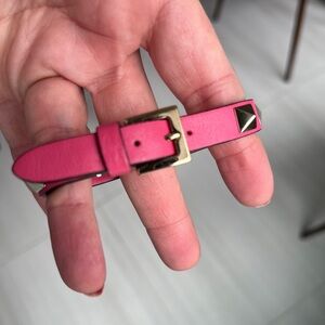 Valentino Rockstud leather bracelet